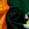 Ganesh with Kolam Design Backdrop 5x8 Feet Indian Traditional Cloth Ganesh Pooja Decor Indian Pooja Wall Decor Indian Wall Art Photo Decor Banner Decorative Pooja Cloth